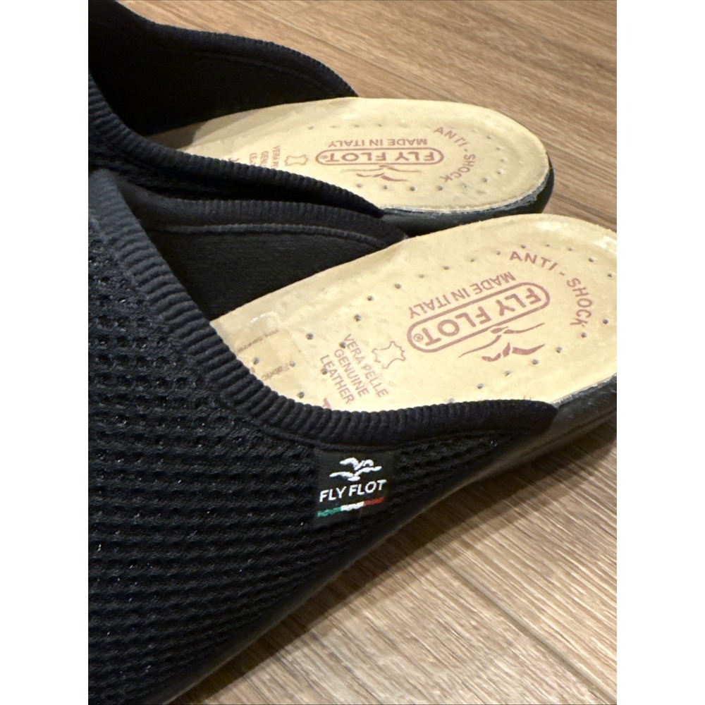 Fly Flot Clogs, Made In Italy, Anatomical, Anti-Shock, Black, Lite Weight, EUC - Picture 2 of 16